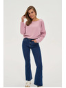 Moodo Гладка розова суитшърт Moodo