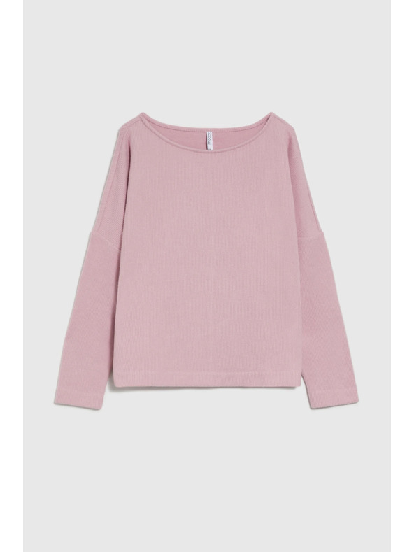 Moodo Гладка розова суитшърт Moodo