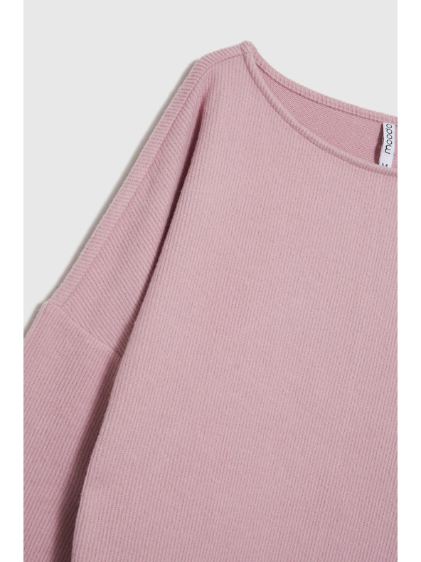 Moodo Гладка розова суитшърт Moodo