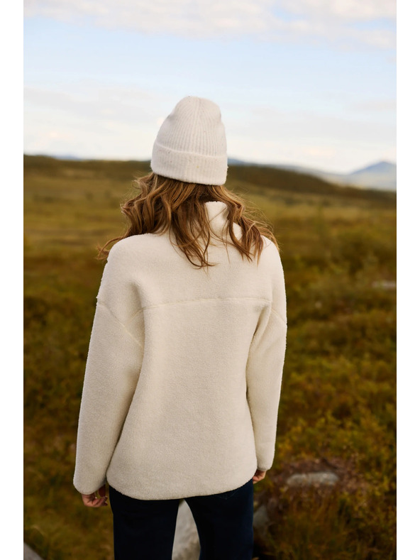 Moodo Разкопчаваща блуза бежова Moodo