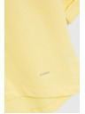Moodo Блуза с V-образно деколте жълта Moodo