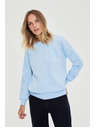 Moodo Блуза за обличане през главата светлосиня Moodo
