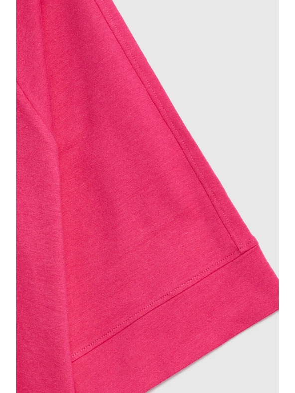 Moodo Суитшърт с къси и широки ръкави циклама Moodo