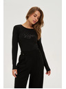 Moodo Блуза с пайети черна Moodo