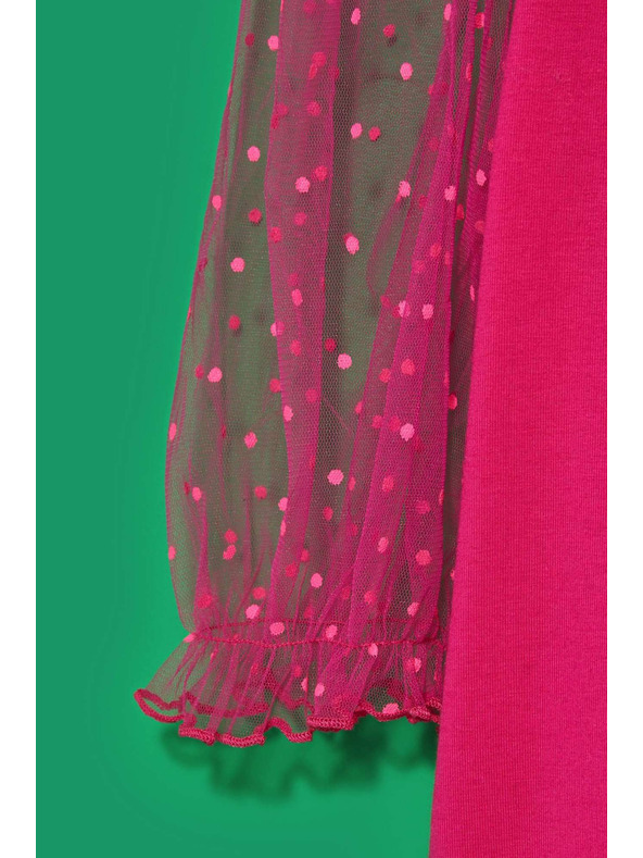 Moodo Блуза с декоративни ръкави Moodo