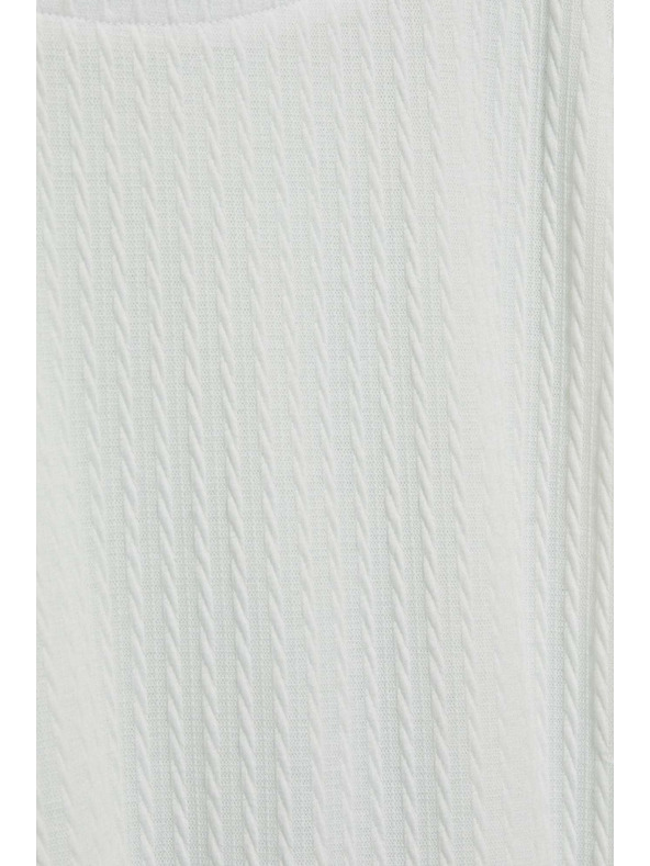 Moodo Топ от структурирана материя в перлен цвят Moodo