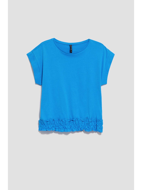 Moodo Гладка азурна тениска Moodo