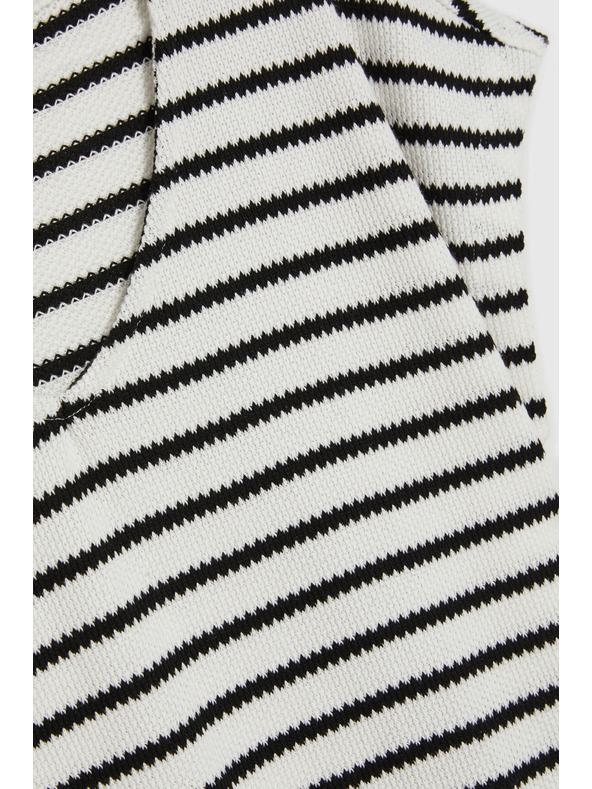 Moodo Бяла райета блуза Moodo