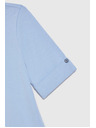 Moodo Светлосиня памучна тениска Moodo