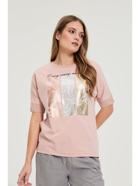 Moodo Cotton Blouse with Print by Moodo