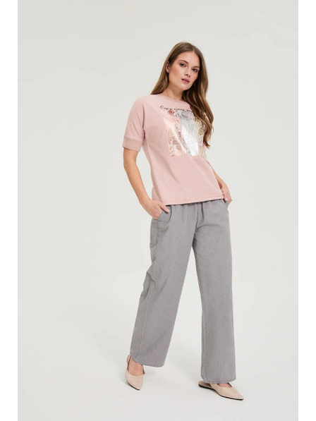 Moodo Cotton Blouse with Print by Moodo