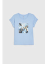 Moodo Светлосиня тениска с принт Moodo