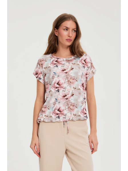 Moodo Pink Floral Blouse Moodo
