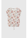 Moodo Розова флорална блуза Moodo