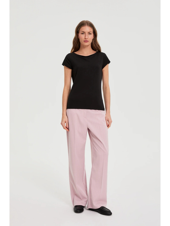 Moodo Памучна тениска черна Moodo