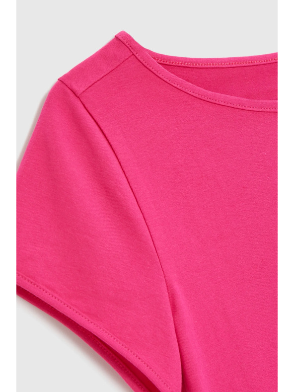 Moodo Фуксия памучна тениска Moodo