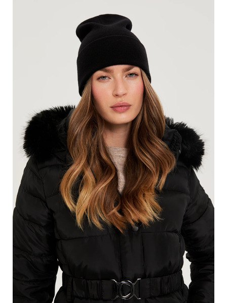 Moodo Зимна черна шапка Moodo