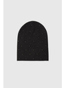 Moodo Черна шапка с мъниста Moodo