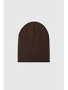 Moodo Кафява шапка с мъниста Moodo