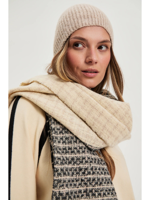 Moodo Бежова шапка Moodo