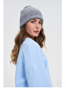 Moodo Сива шапка с вълнена примес Moodo