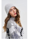 Moodo Сива шапка с вълнена примес Moodo