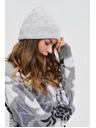 Moodo Сива шапка с вълнена примес Moodo