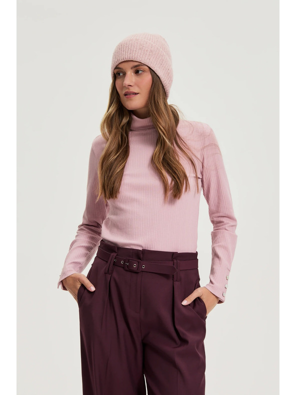 Moodo Розова плетена шапка Moodo