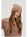 Moodo Бежова шапка с пайети Moodo