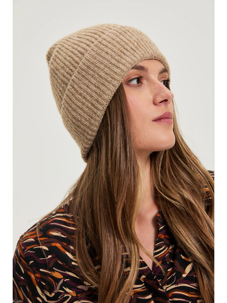Moodo Бежова зимна шапка Moodo