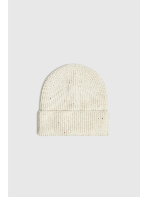 Moodo Бяла шапка с пайети Moodo