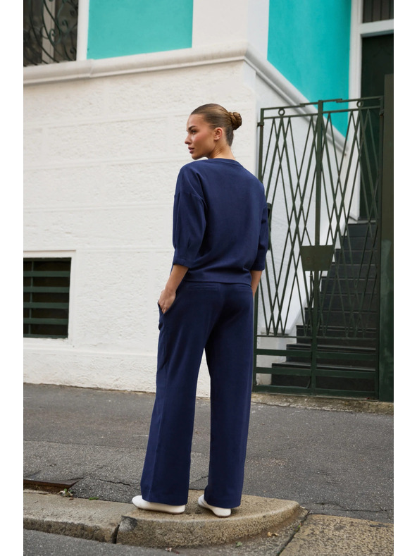 Moodo Тъмносини спортни панталони Moodo