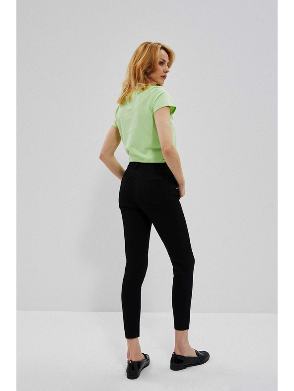 Moodo Черни skinny дънки със среден талия Moodo
