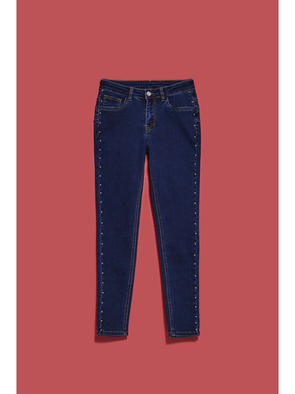 Moodo Тръбни дънки с джобове Moodo