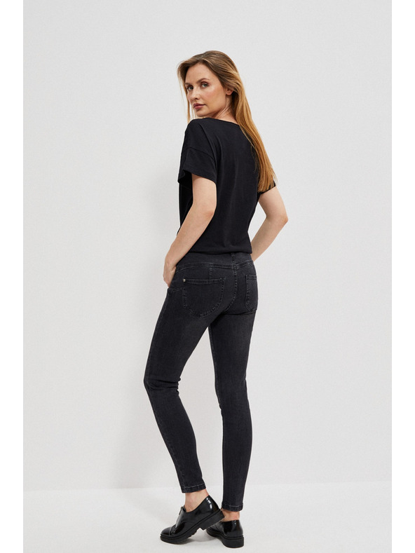 Moodo Скини дънки с протъркани места Moodo