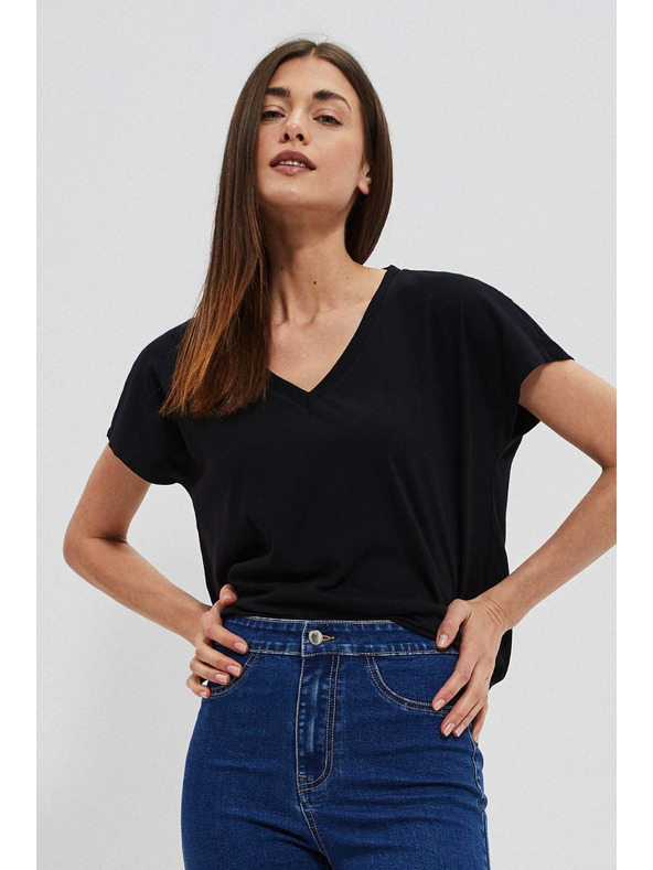 Moodo Сини дънки с висока талия Moodo