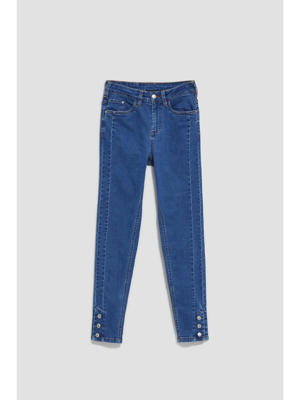 Moodo Тесни дънки с декоративни копчета Moodo