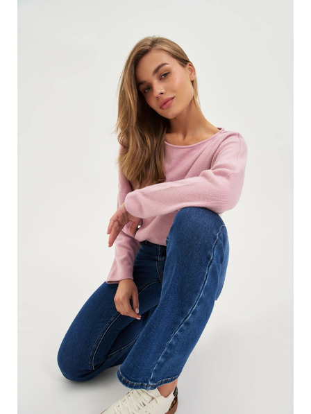 Moodo Тъмносини камбановидни дънки Moodo