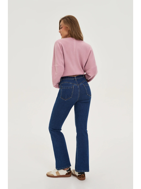 Moodo Тъмносини камбановидни дънки Moodo