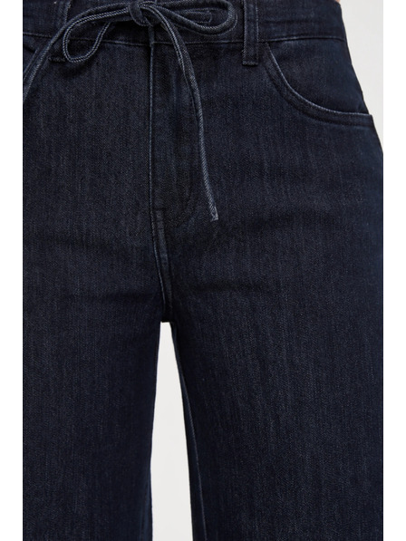 Moodo Широки дънки в тъмно синьо Moodo