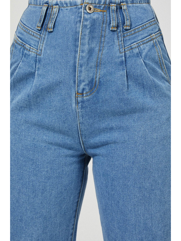 Moodo Дънки слоучи с висока талия Moodo