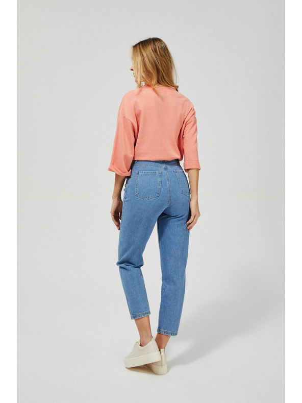 Moodo Дънки слоучи с висока талия Moodo