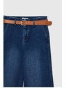 Moodo Дънки с широки крачоли сини Moodo
