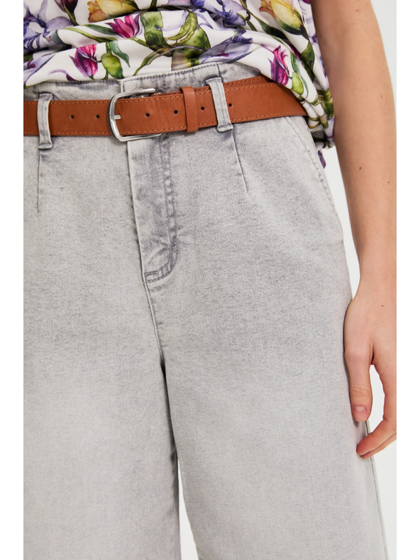 Moodo Дънки с широки крачоли сиви Moodo