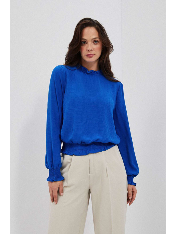 Moodo Гладка риза синя Moodo