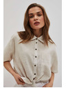 Moodo Ленена риза с връзване Moodo
