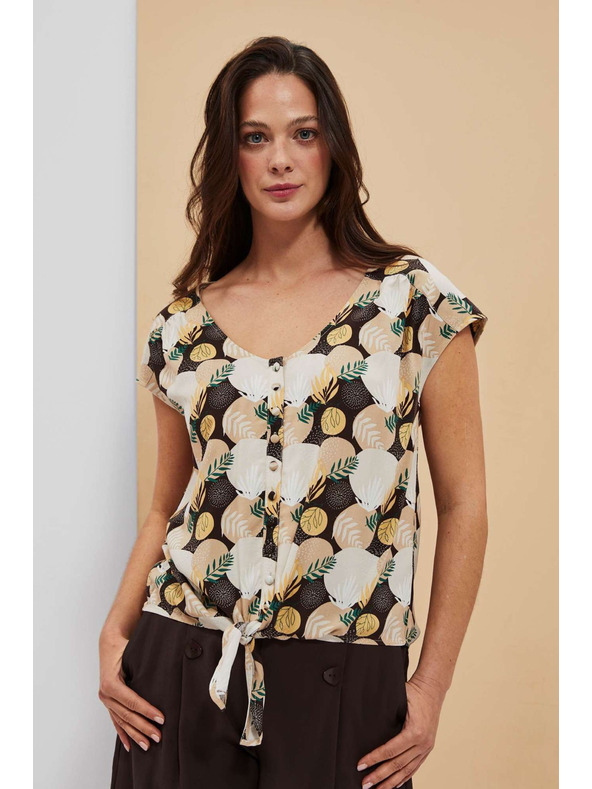 Moodo Риза-тениска с връзване Moodo