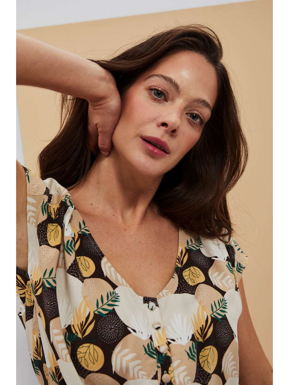 Moodo Риза-тениска с връзване Moodo