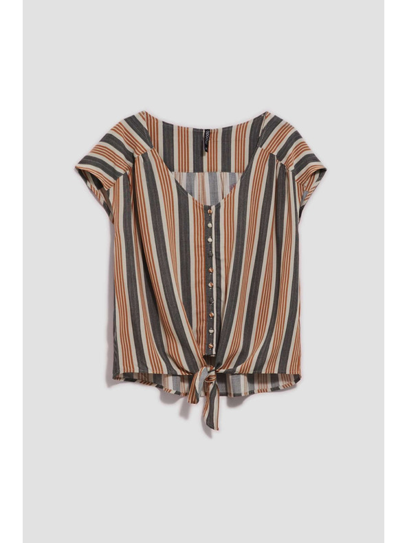 Moodo Пясъчна риза-тениска с връзване Moodo