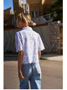 Moodo Бяла памучна блуза Moodo